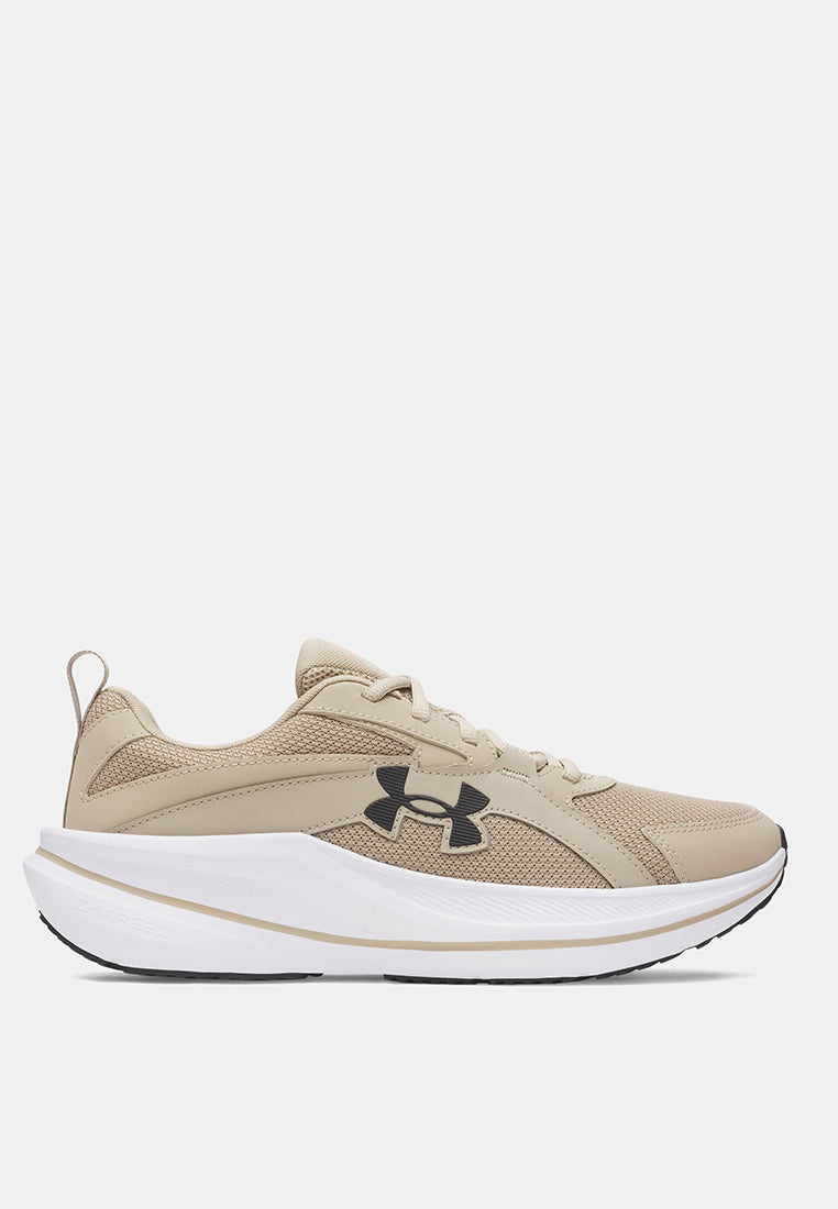 Under Armour Charged+ Assert 11 Running Shoes 'City Khaki/City Khaki/Black'