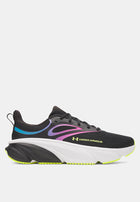 Under Armour Charged+ Rogue 6 Running Shoes 'Black/Capri/High Vis Yellow'