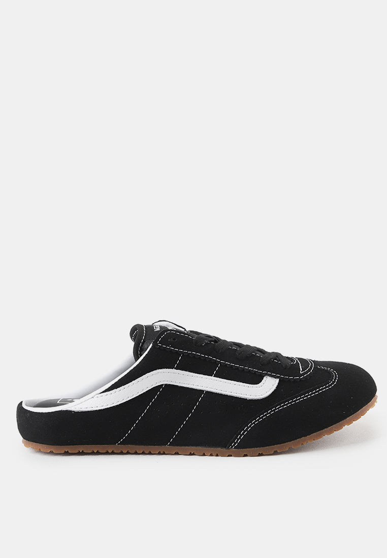 Vans Super Lowpro Mule 'Black/White'